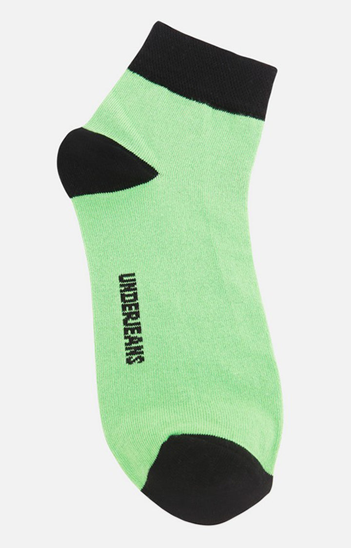 Premium Green/Black Ankle Length Socks