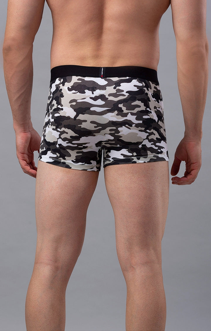 Men Premium Cotton Blend Trunk Pack of 1- UnderJeans by Spykar