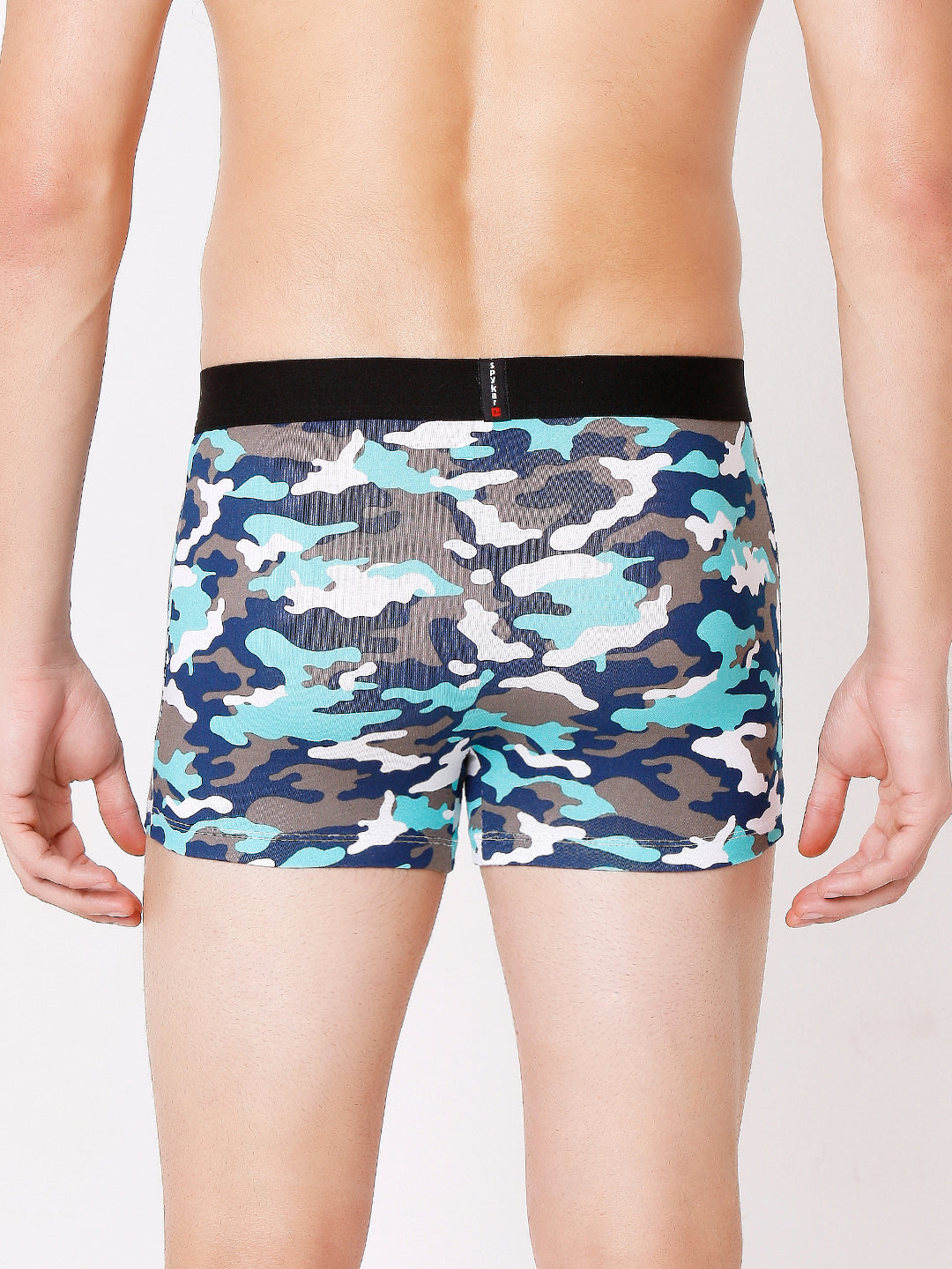 Men Premium Cotton Blend Camo 2 Trunk - (Pack of 2)- UnderJeans by Spykar
