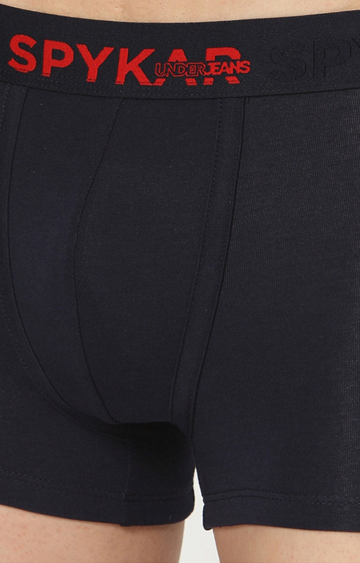 Men Premium Cotton Blend Trunk Pack of 2- UnderJeans by Spykar