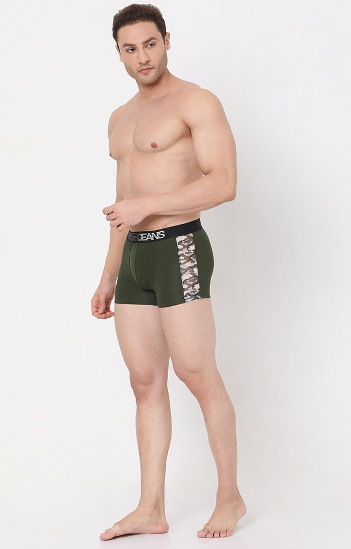 Men Premium Cotton Blend Trunk Pack of 1- UnderJeans by Spykar
