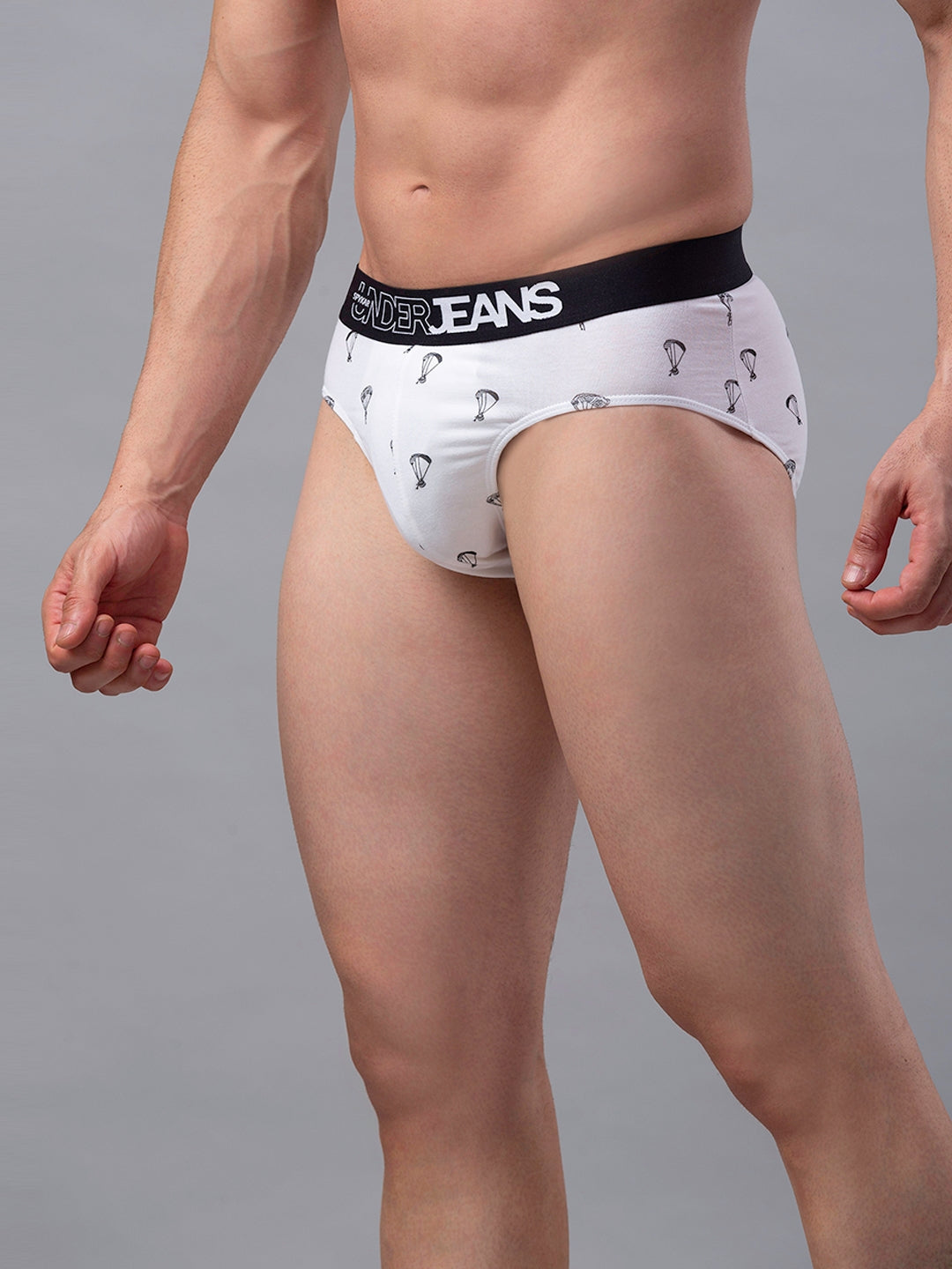 Men Premium Cotton Blend Brief (Pack of 2)- UnderJeans by Spykar