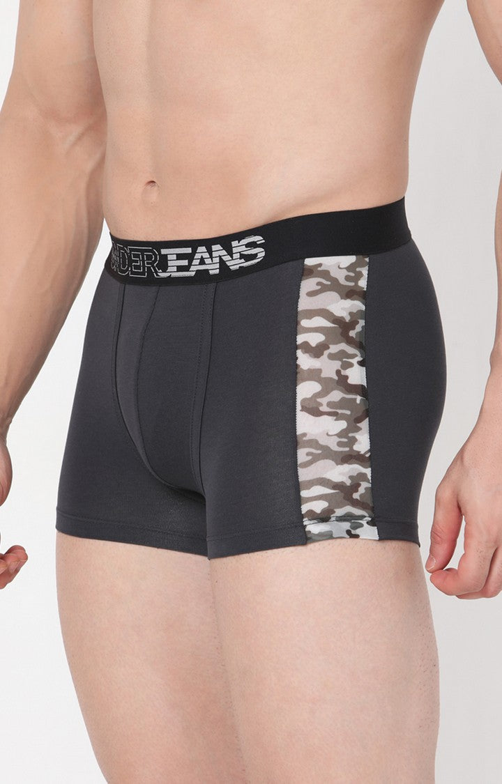 Underjeans by Spykar Men Premium Grey Cotton Blend Trunk