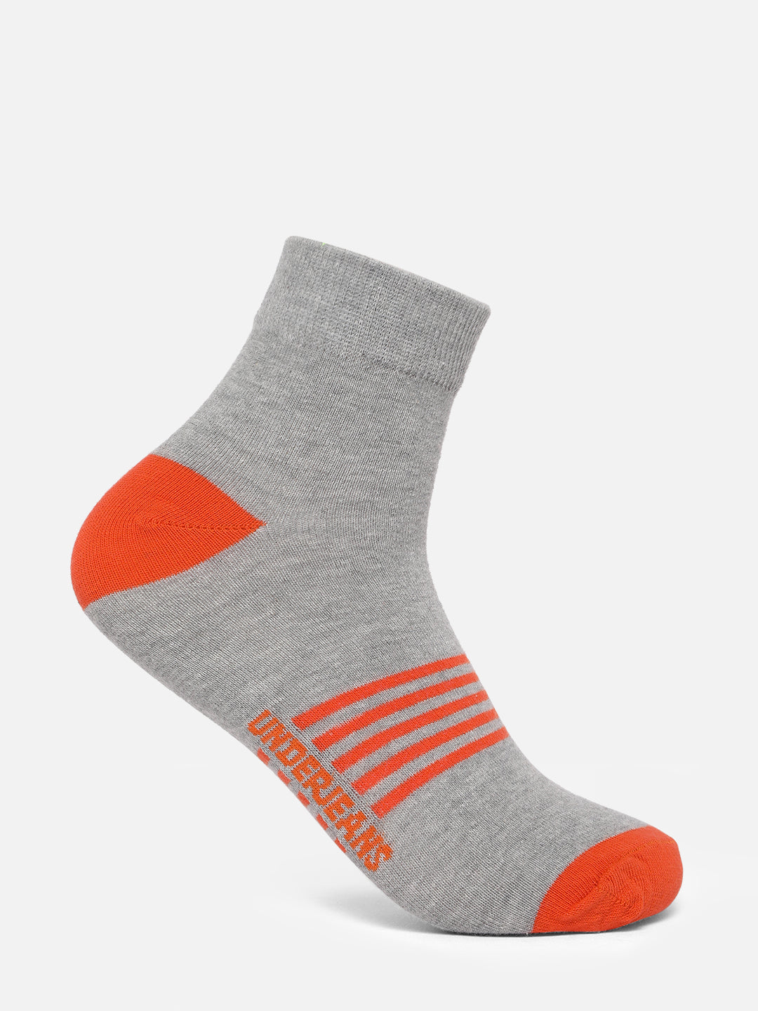 Men Premium Assorted Ankle length (Non terry) Socks Pack of 2- UnderJeans by Spykar