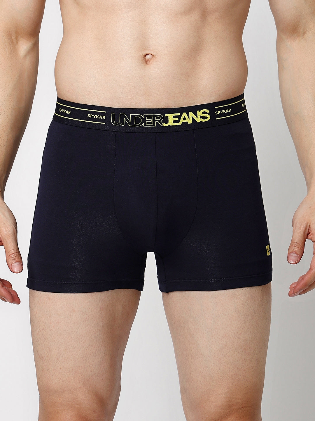 Men Premium Cotton Blend Trunk Pack of 2- UnderJeans by Spykar