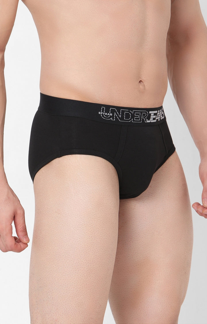 Men Premium Cotton Blend Brief (Pack of 2)- UnderJeans by Spykar