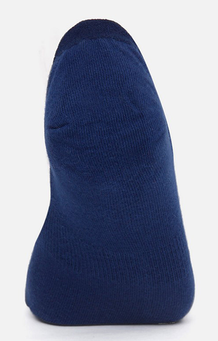 Men Premium Navy No Show Single Pair of Socks- UnderJeans by Spykar