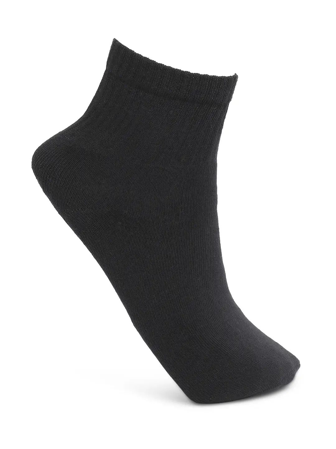 Men Premium Grey & BLack Cotton Socks - Pack Of 3- UnderJeans by Spykar