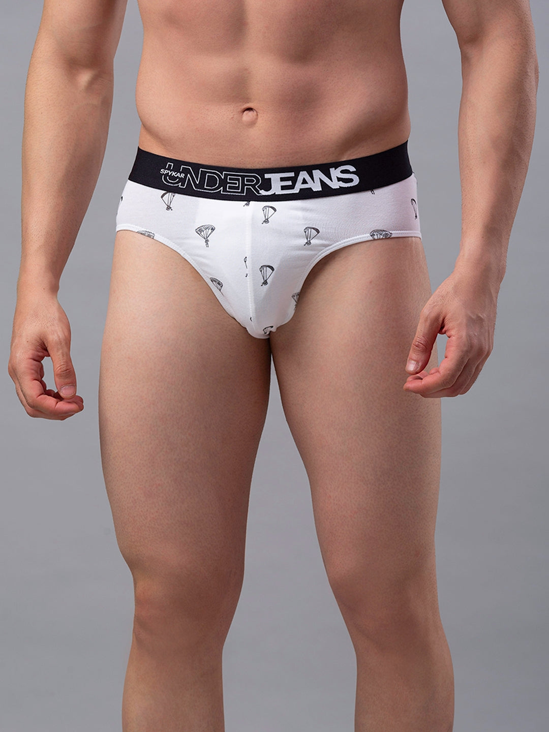Men Premium Cotton Blend Brief (Pack of 2)- UnderJeans by Spykar