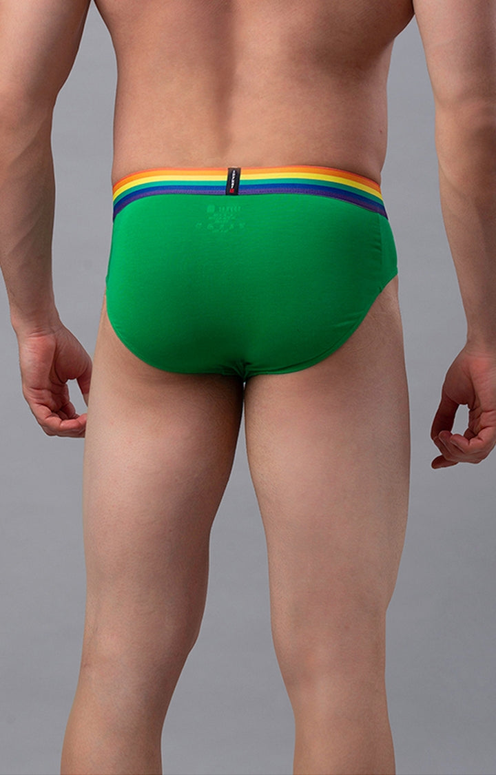 Men Premium Cotton Blend Brief Pack of 1- UnderJeans by Spykar