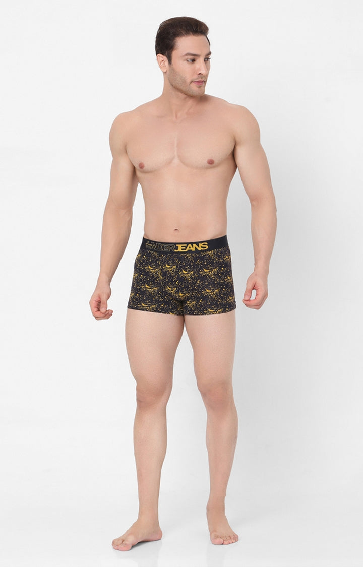 Men Premium Cotton Blend Trunk Pack of 1- UnderJeans by Spykar