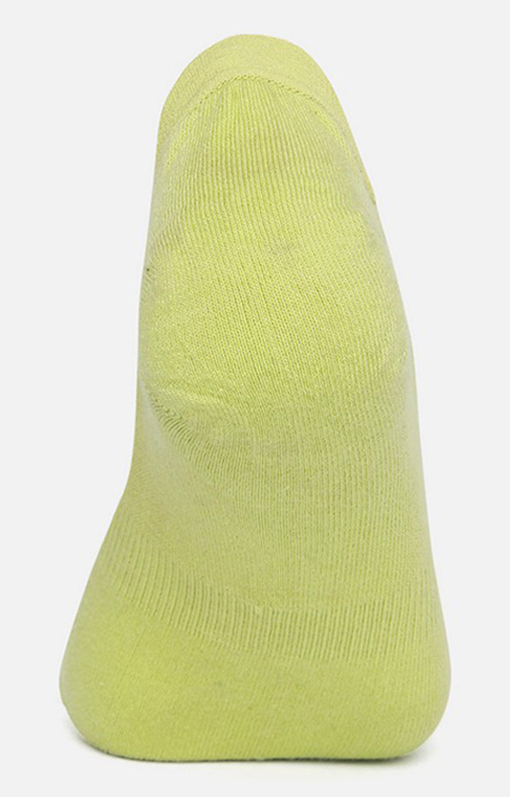 Men Premium P Green No Show Single Pair of Socks- UnderJeans by Spykar