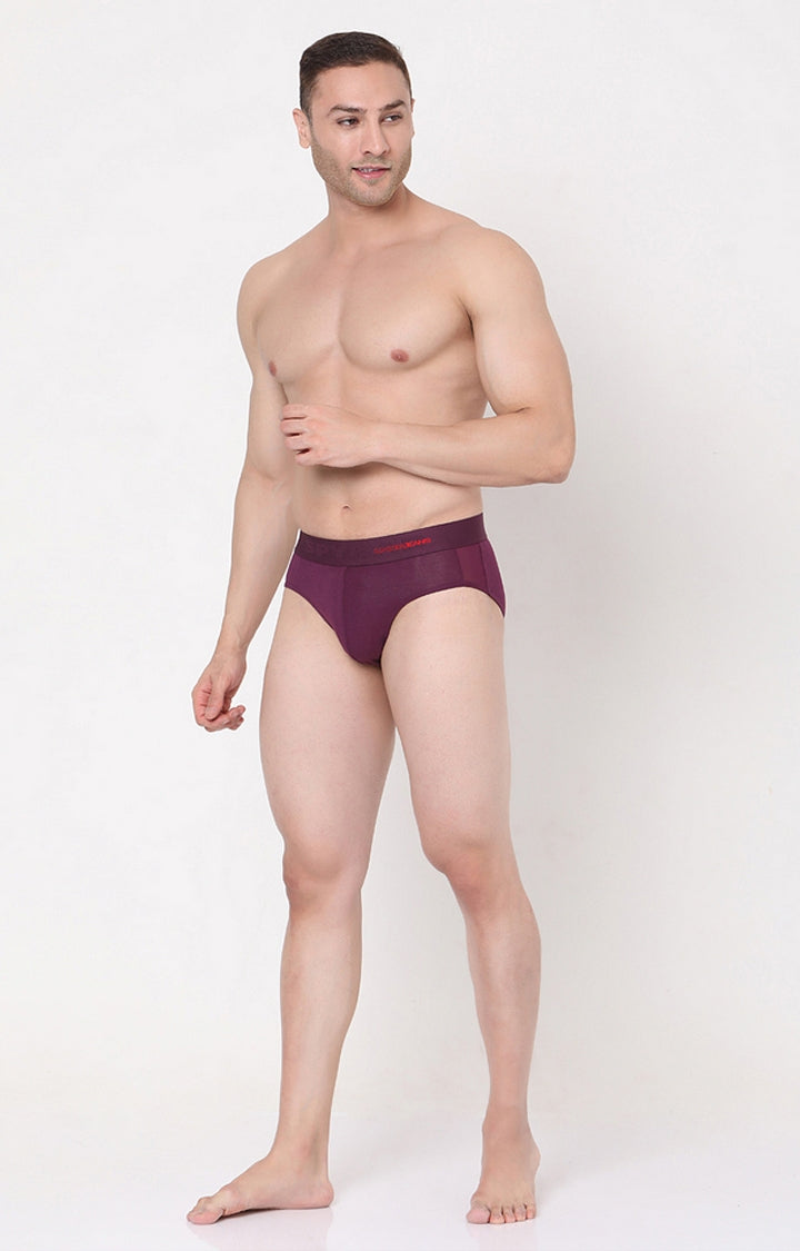 Men Premium Cotton Blend Brief Pack of 1- UnderJeans by Spykar