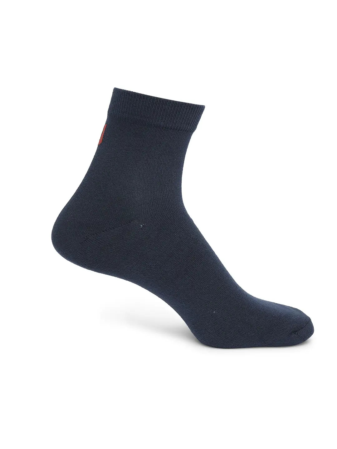 Men Premium Dark Blue & Grey Ankle Length Socks - Pack Of 2- Underjeans by Spykar