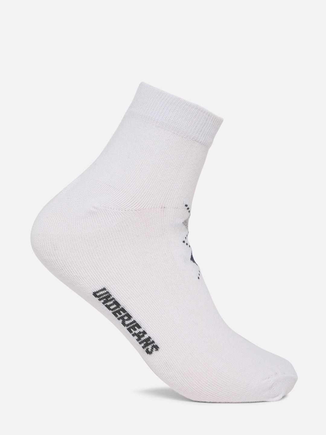 Men Premium Assorted Ankle length (Non terry) Socks Pack of 2- UnderJeans by Spykar
