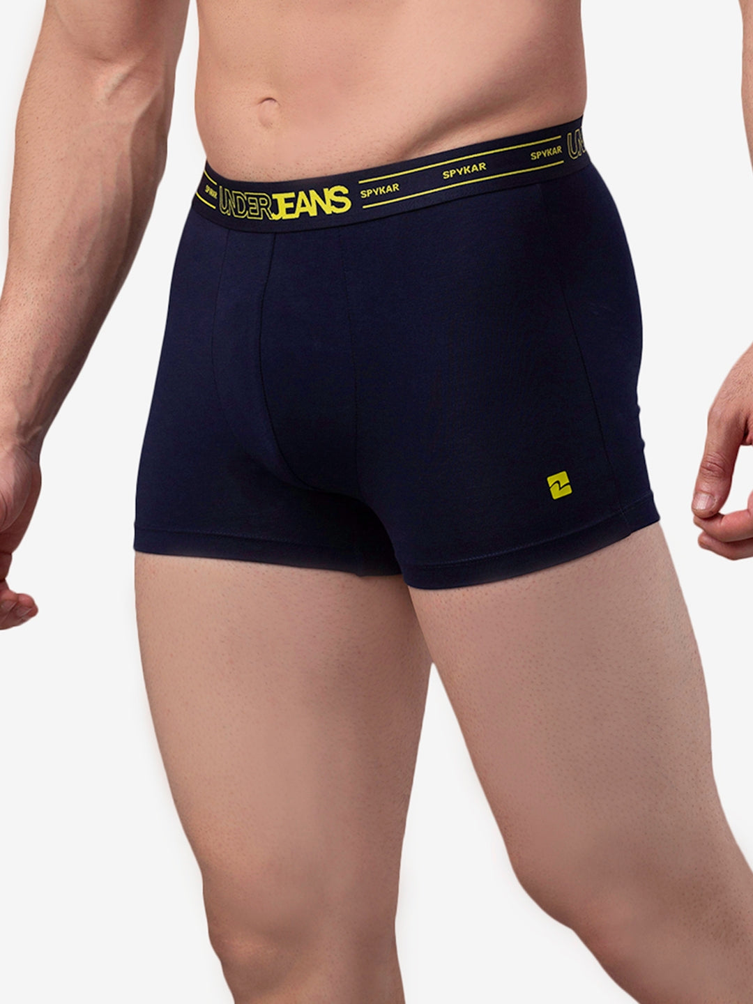 Men Premium Cotton Blend Trunk Pack of 2- UnderJeans by Spykar