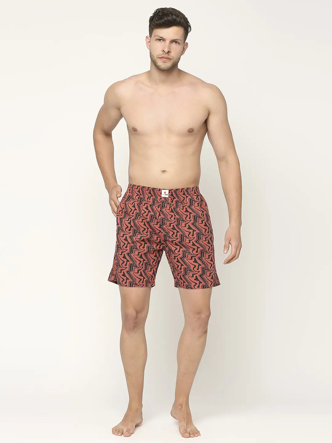 Underjeans By Spykar Men Premium Printed Cotton Boxer