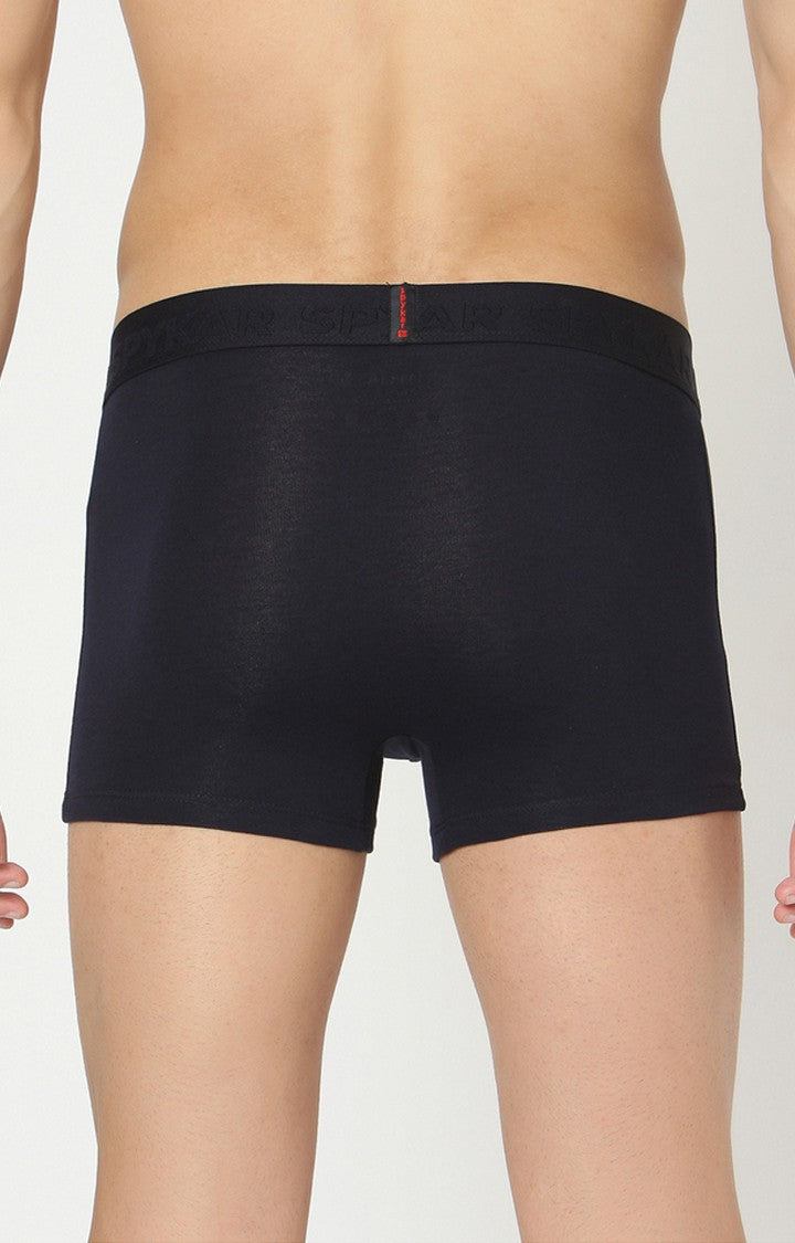 Underjeans By Spykar Men Navy Blue Trunks