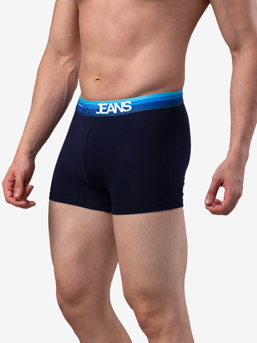 Men Premium Cotton Blend Trunk Pack of 1- UnderJeans by Spykar