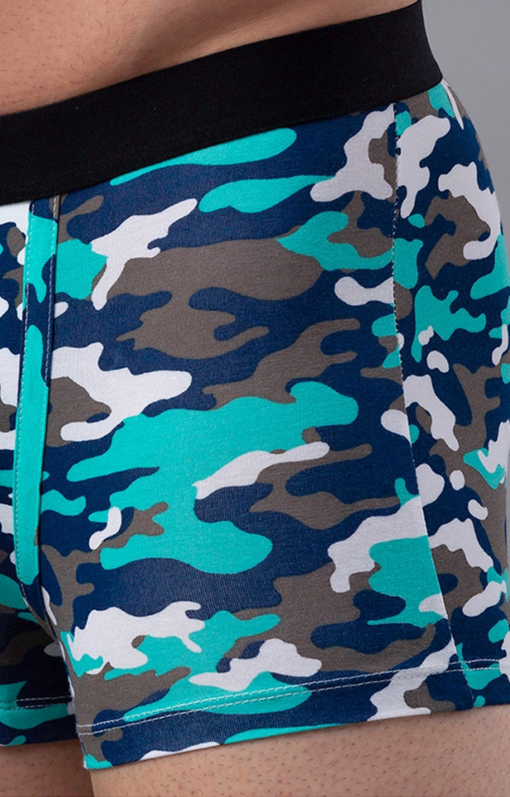 Men Premium Cotton Blend Trunk Pack of 1- UnderJeans by Spykar