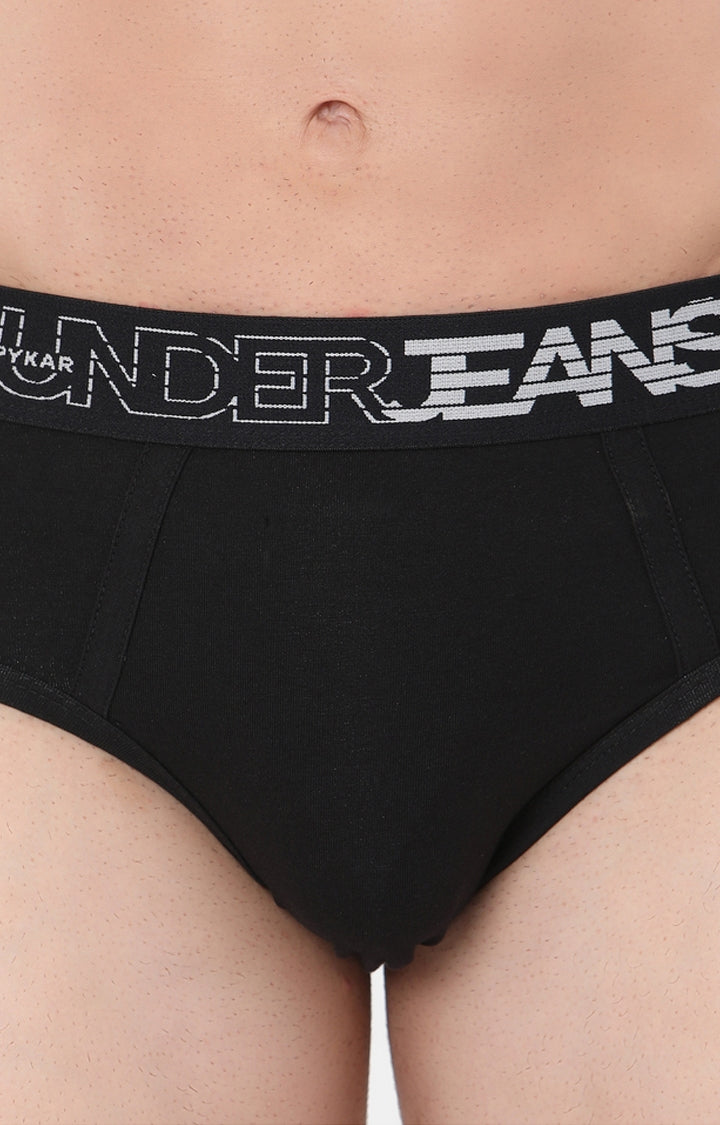 Men Premium Cotton Blend Brief (Pack of 2)- UnderJeans by Spykar