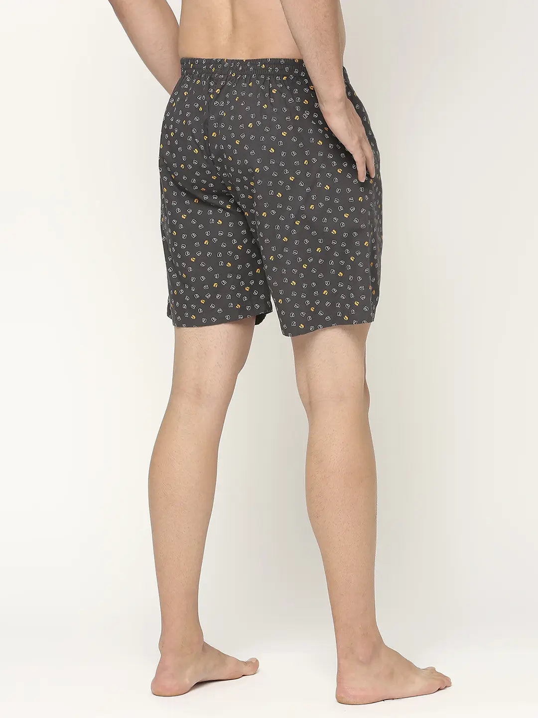 Underjeans By Spykar Men Premium Printed Cotton Boxer