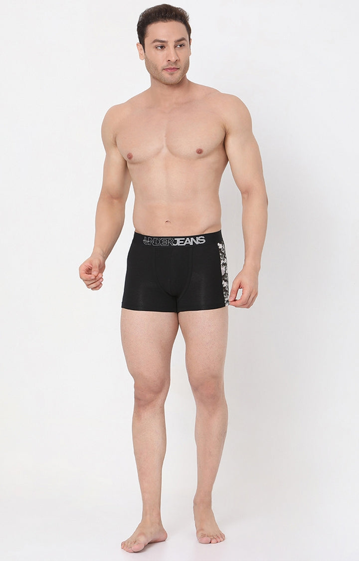 Men Premium Cotton Blend Trunk Pack of 2- UnderJeans by Spykar