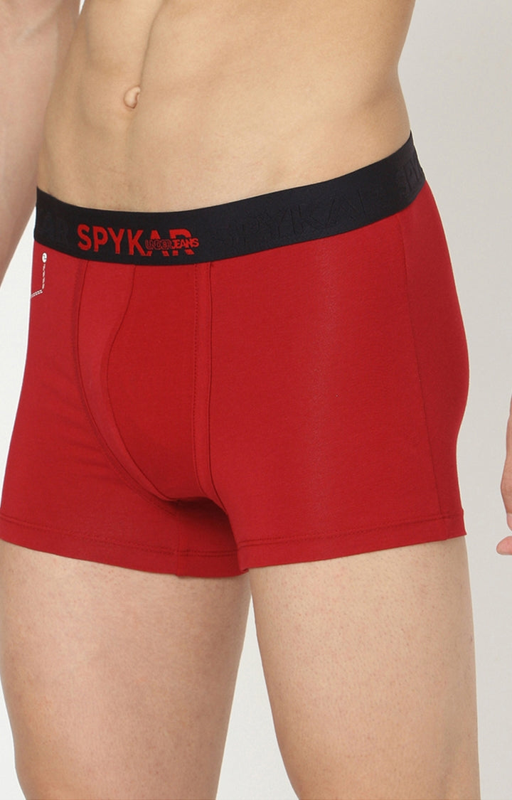 Men Premium Cotton Blend Trunk Pack of 1- UnderJeans by Spykar