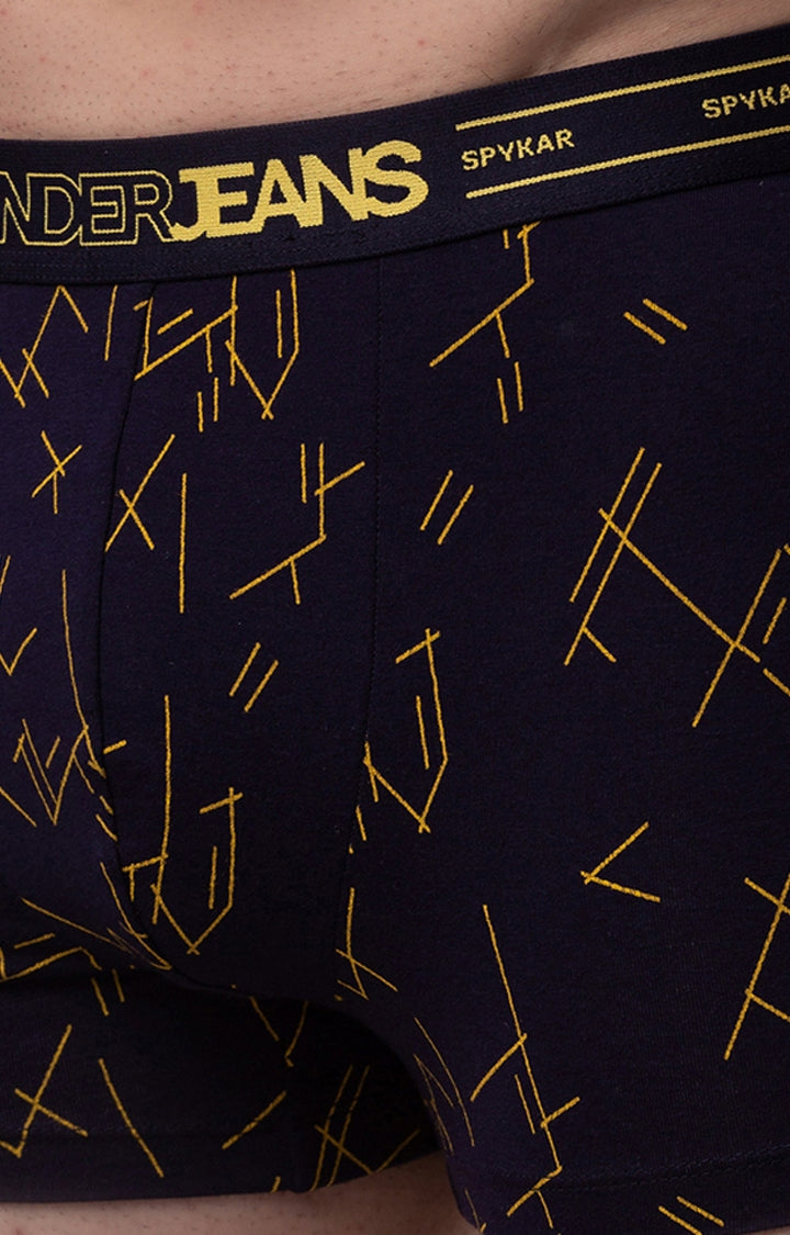 Men Premium Cotton Blend Trunk Pack of 2- UnderJeans by Spykar