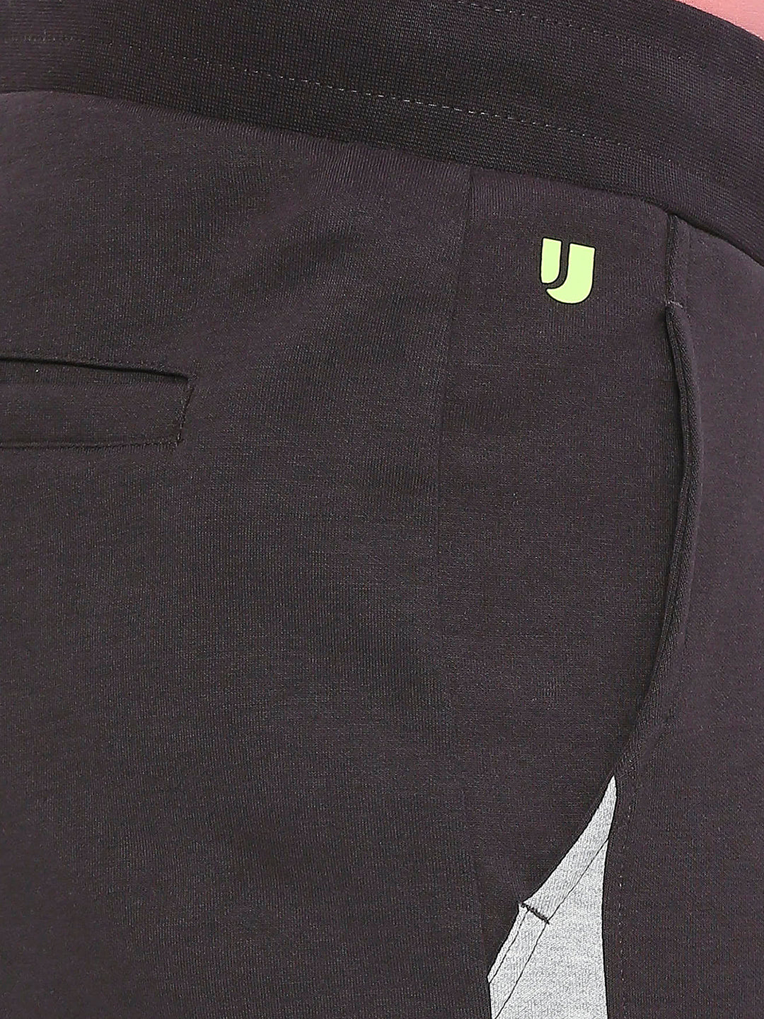 Men Premium Cotton Slate Grey Trackpant - UnderJeans by Spykar