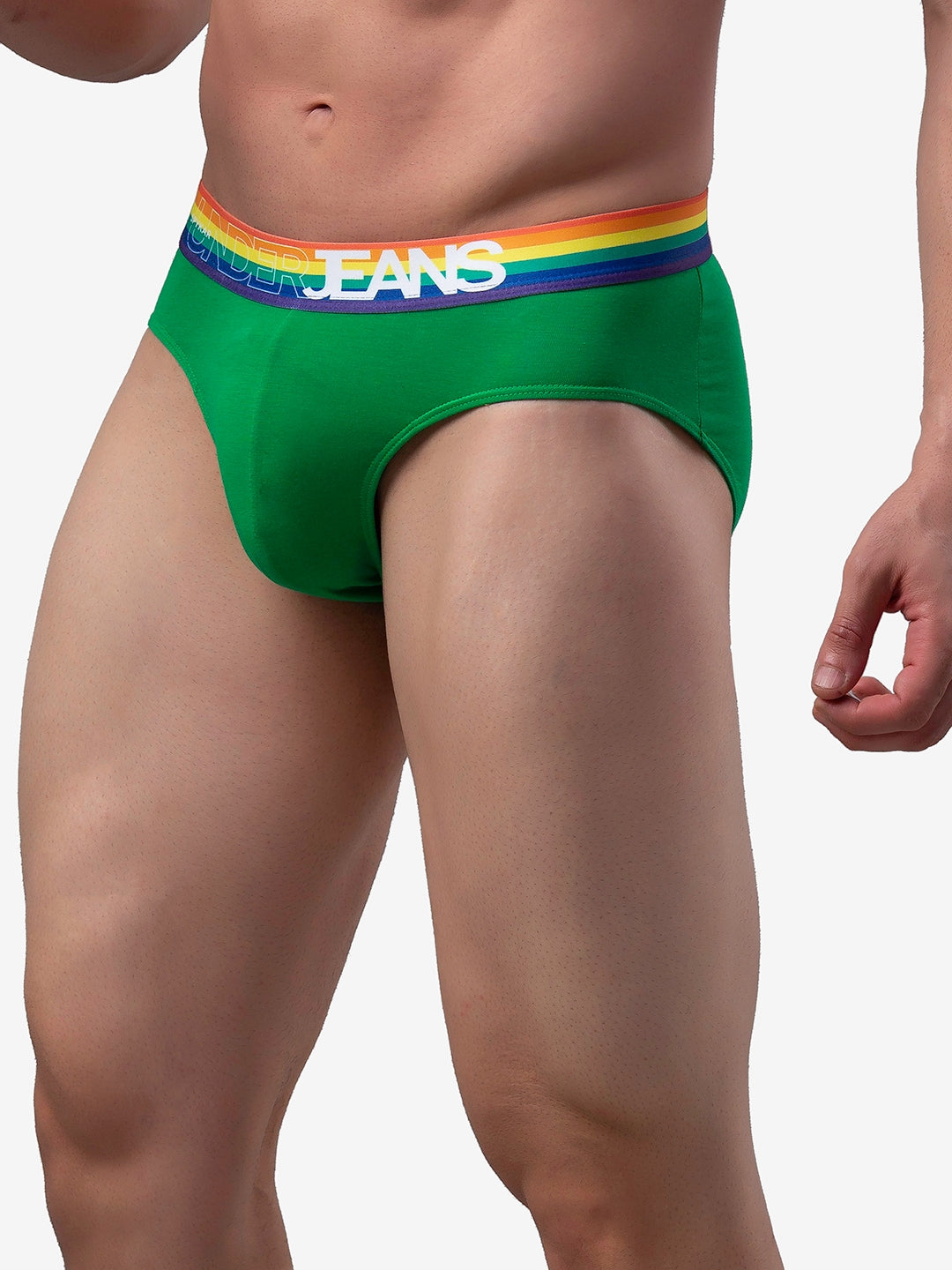 Men Premium Cotton Blend Brief Pack of 1- UnderJeans by Spykar