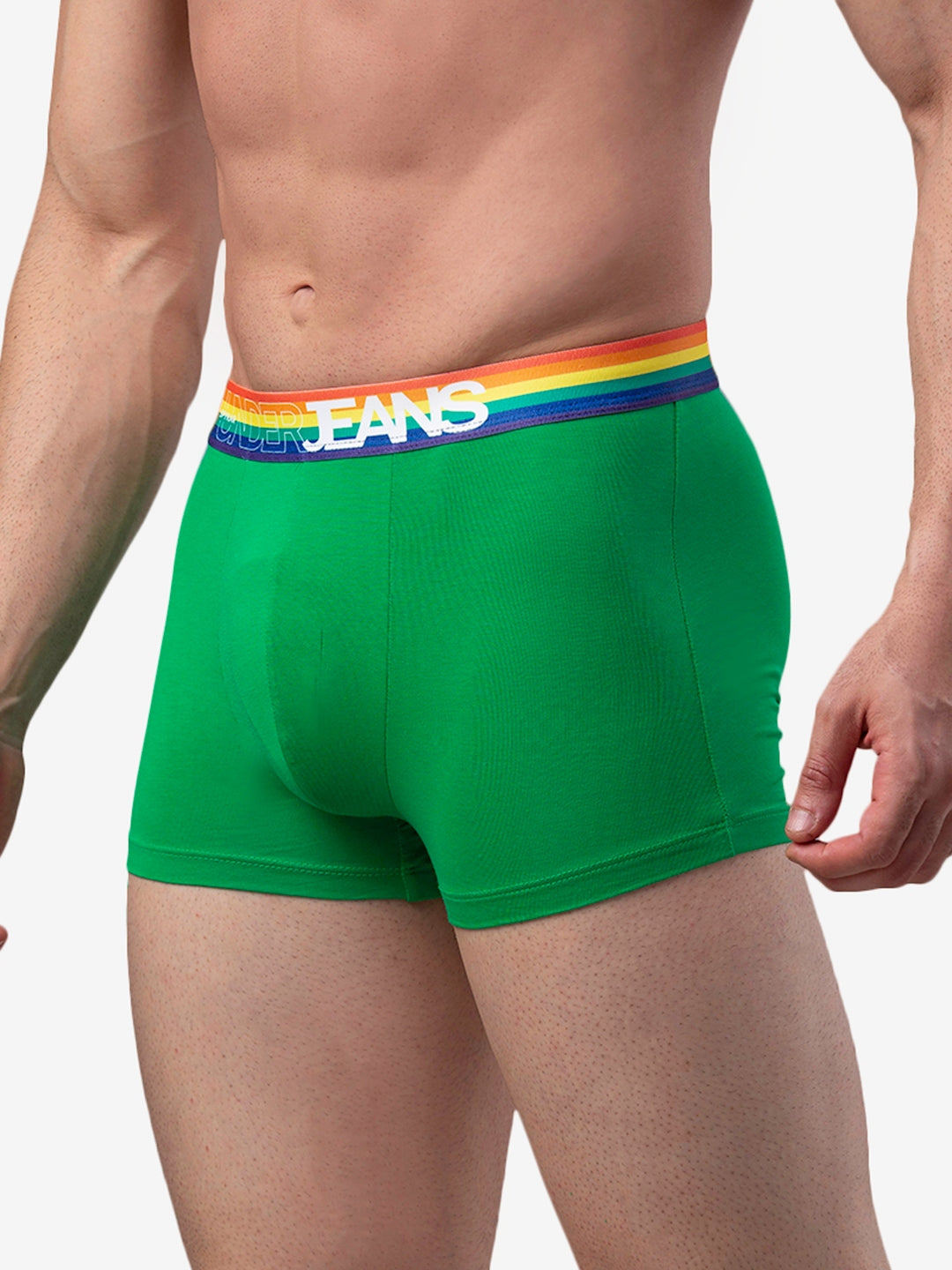 Men Premium Cotton Blend Trunk Pack of 1- UnderJeans by Spykar