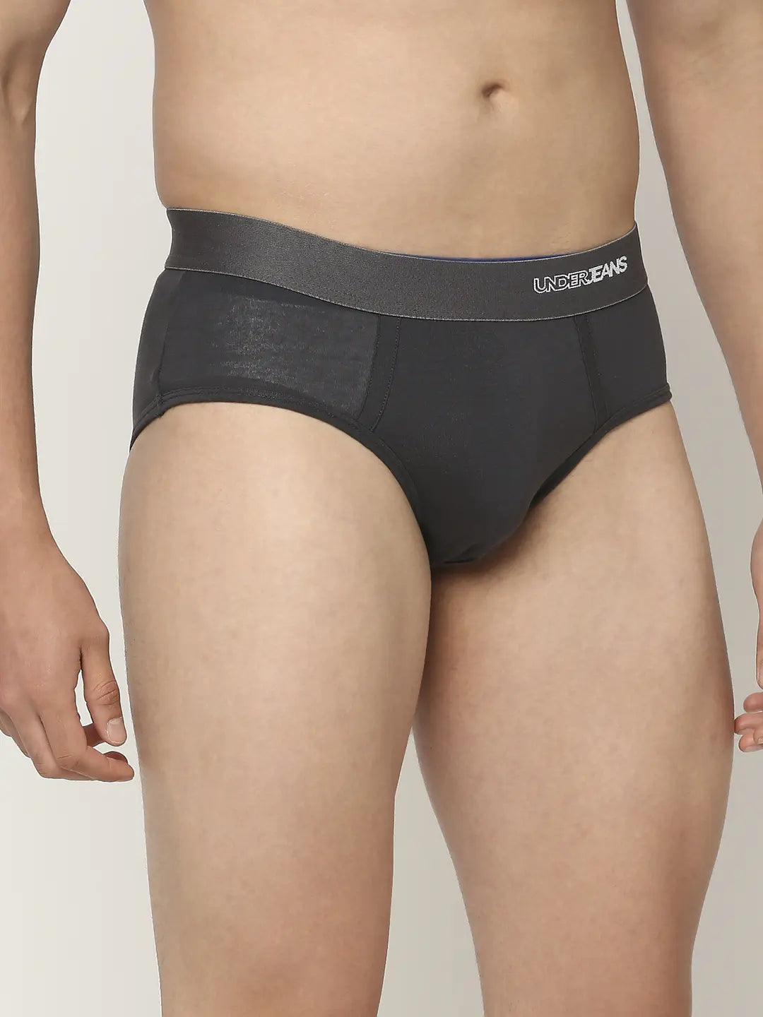 Men Premium Assorted Cotton Blend Printed Brief - Pack Of 3- Underjeans by Spykar
