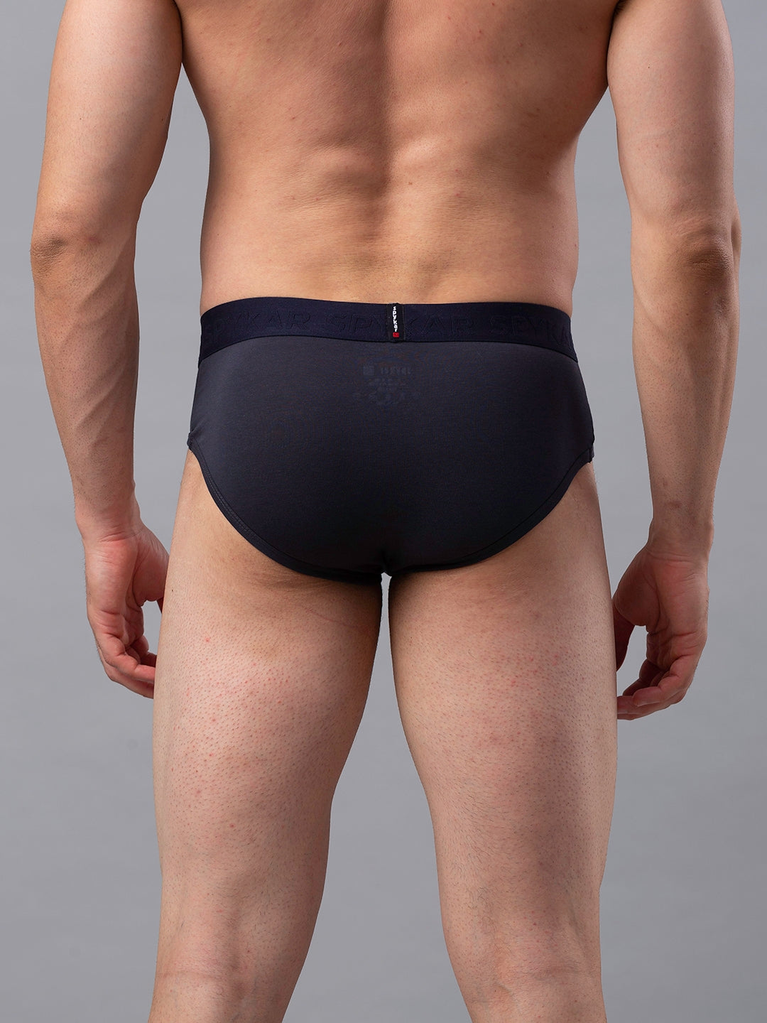 Men Premium Cotton Blend Brief Pack of 2- UnderJeans by Spykar