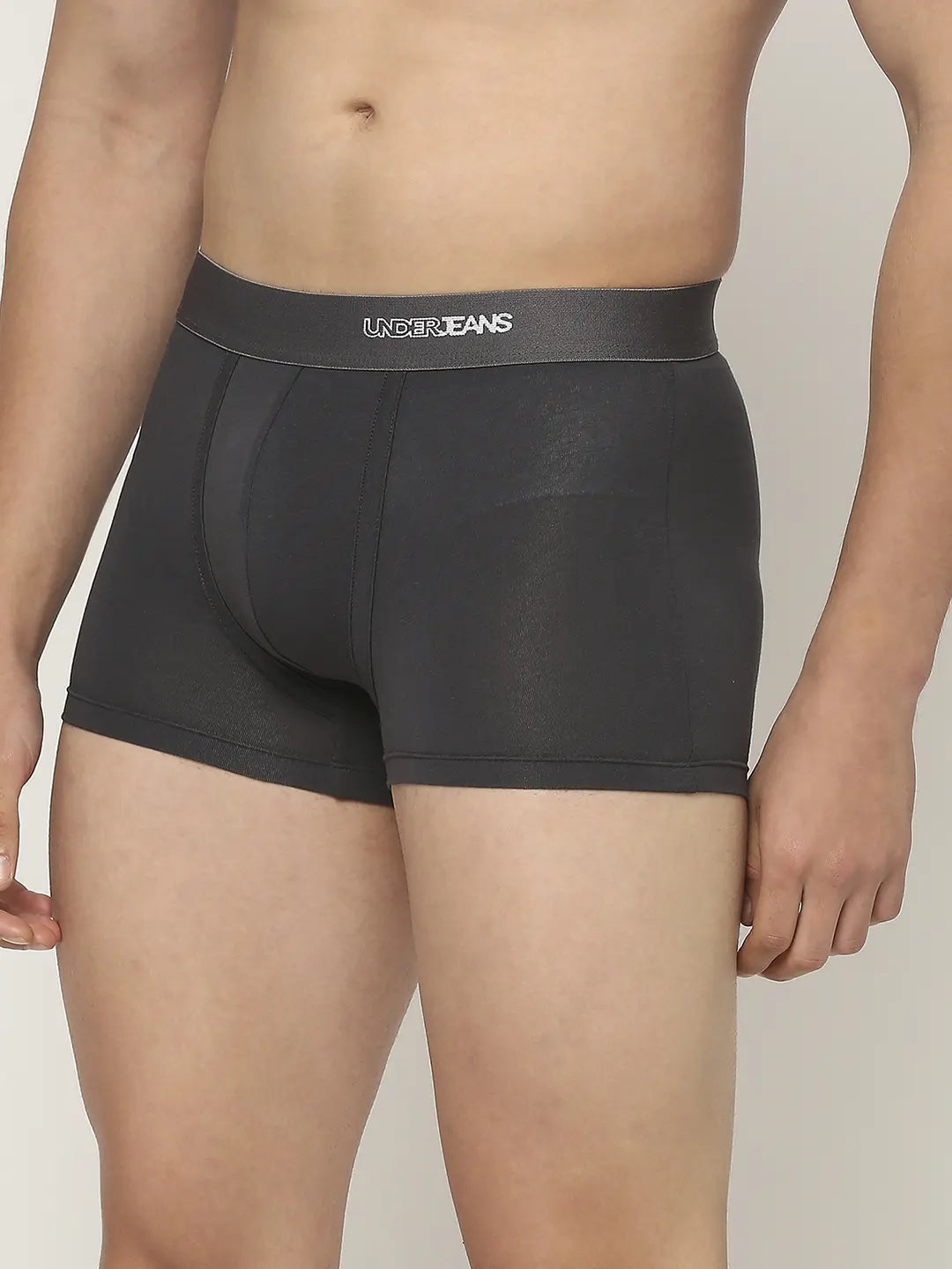 Men Premium Assorted Cotton Blend Printed Trunk - Pack Of 3- Underjeans by Spykar