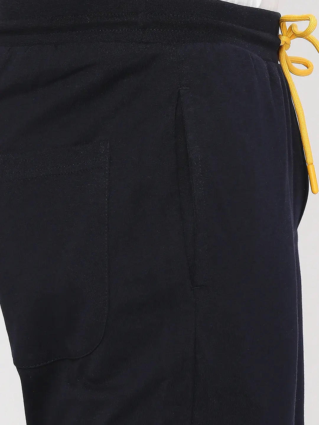 Men Premium Knitted Navy Pyjama- Underjeans by Spykar
