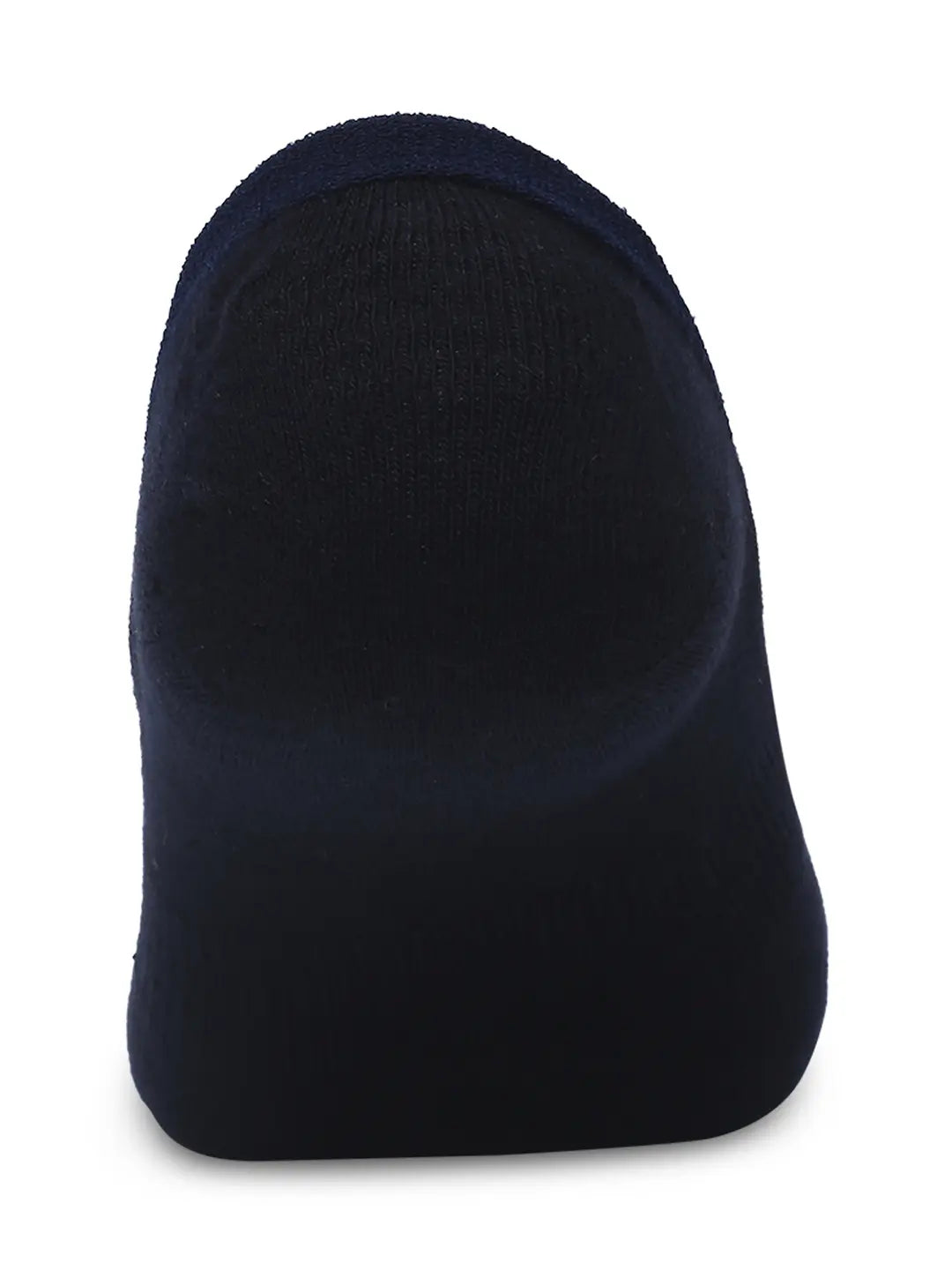 Men Navy & Bottle Green Cotton Blend No Show Socks - Pack Of 2 - Underjeans by Spykar