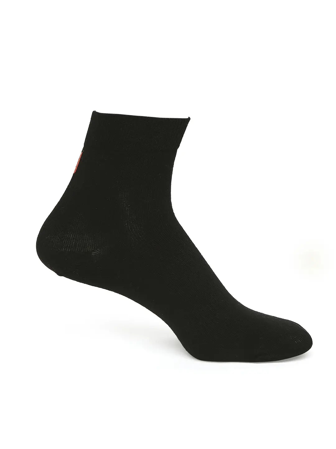 Men Premium Grey Melange & Black Ankle Length Socks - Pack Of 2- Underjeans by Spykar