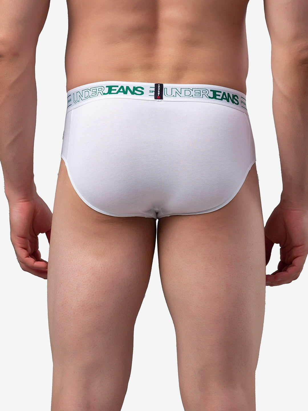 Men Premium Cotton Blend Brief (Pack of 2)- UnderJeans by Spykar
