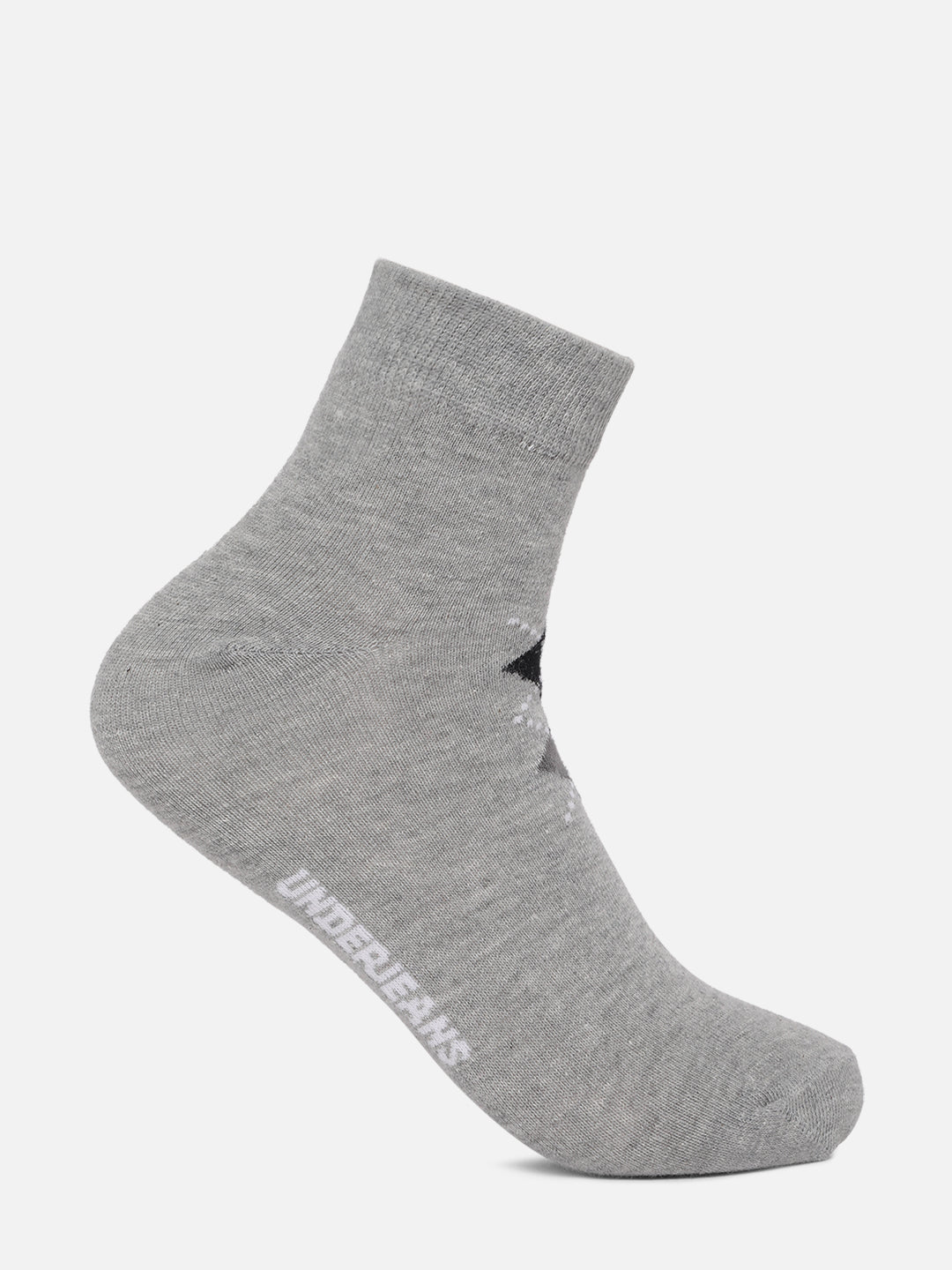 Men Premium Assorted Ankle length (Non terry) Socks Pack of 2- UnderJeans by Spykar