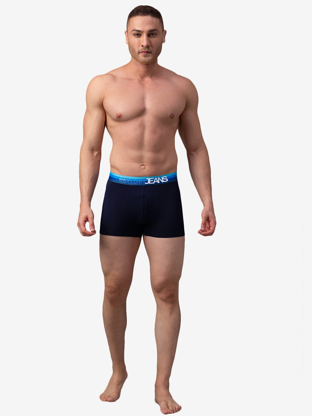 Men Premium Cotton Blend Trunk Pack of 1- UnderJeans by Spykar