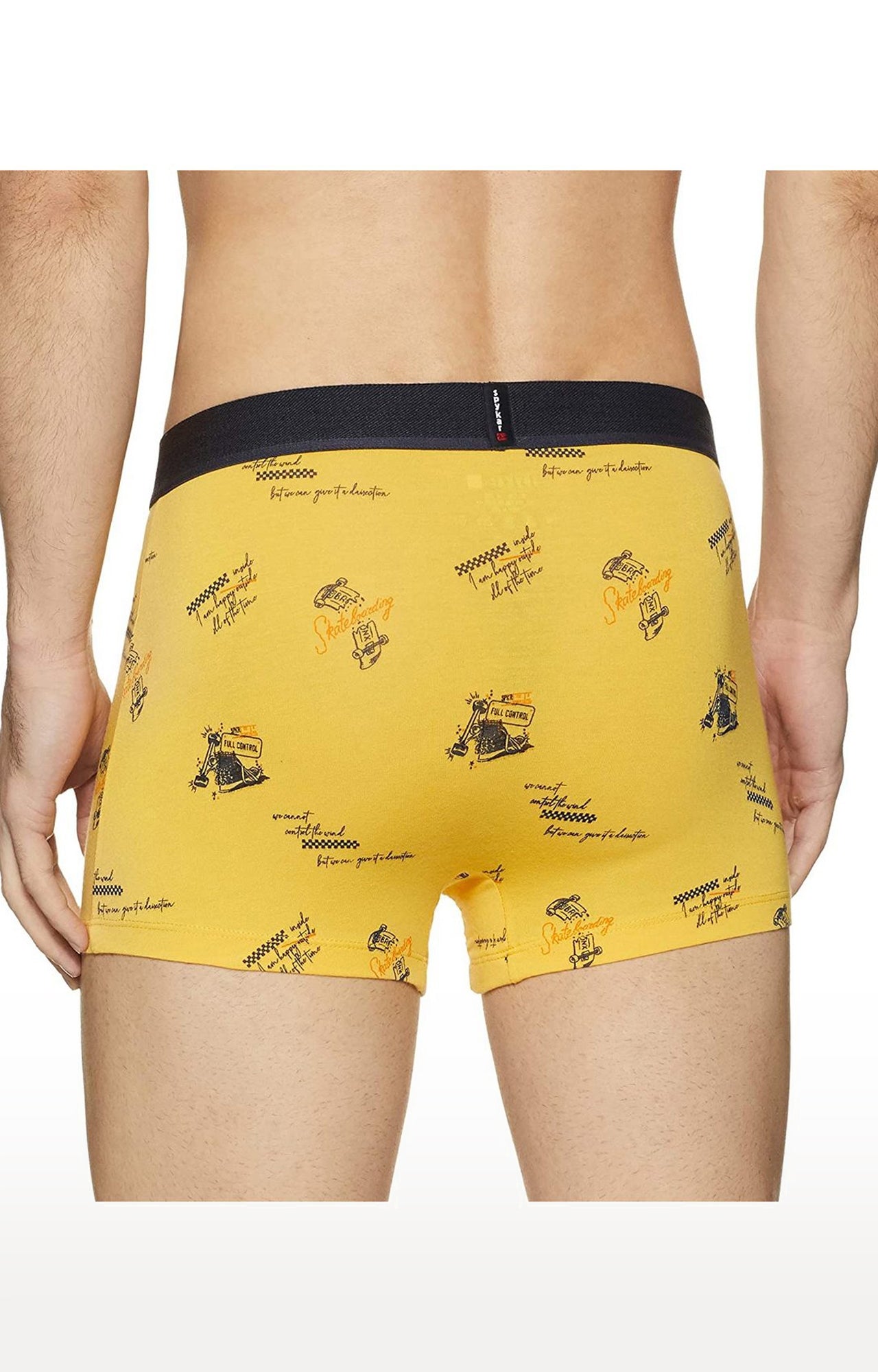 Men Premium Cotton Blend Trunk Pack of 1- UnderJeans by Spykar