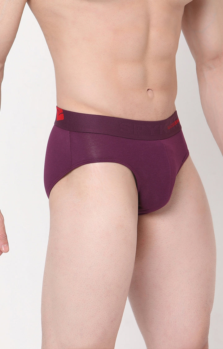 Men Premium Cotton Blend Brief Pack of 1- UnderJeans by Spykar