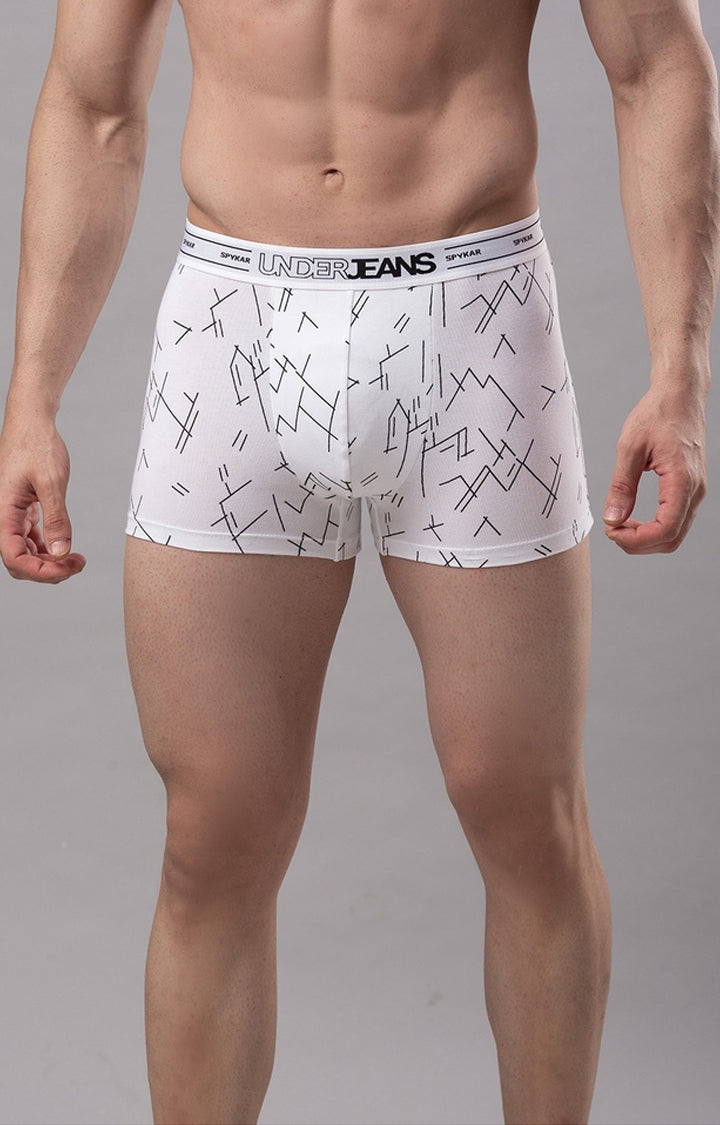 Men Premium Cotton Blend Trunk Pack of 1- UnderJeans by Spykar