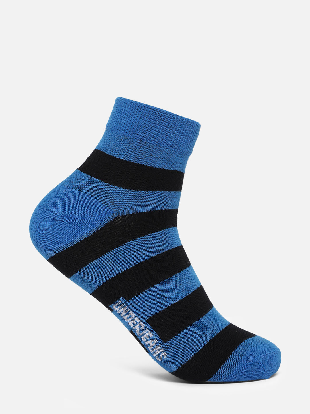 Men Premium Assorted Ankle length (Non terry) Socks Pack of 2- UnderJeans by Spykar