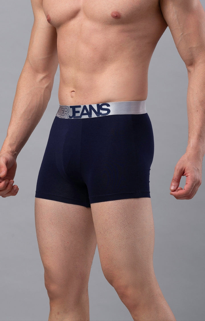 Men Premium Cotton Blend Trunk Pack of 1- UnderJeans by Spykar