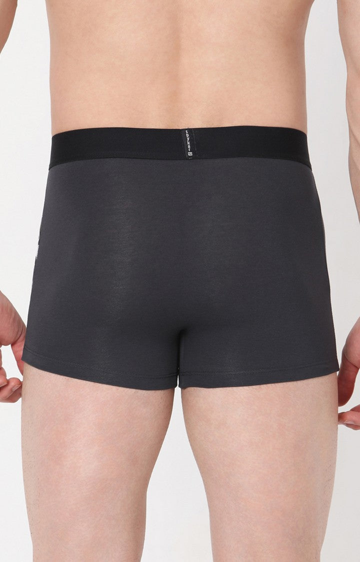 Underjeans by Spykar Men Premium Grey Cotton Blend Trunk