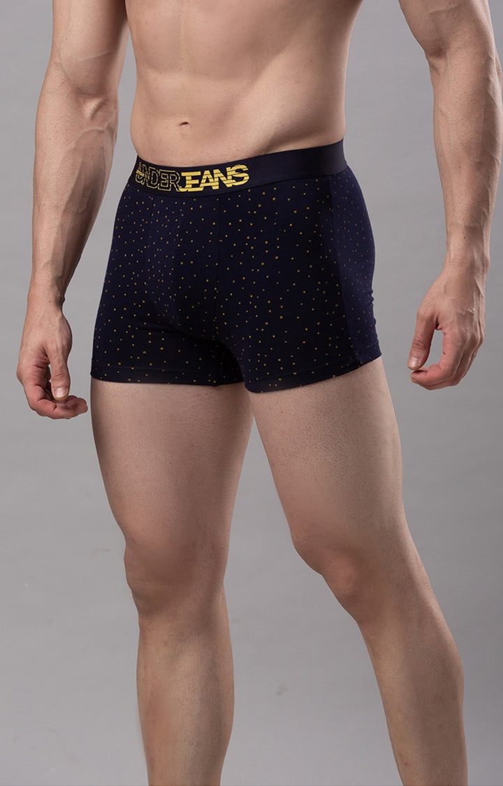 Men Premium Cotton Blend Trunk Pack of 1- UnderJeans by Spykar