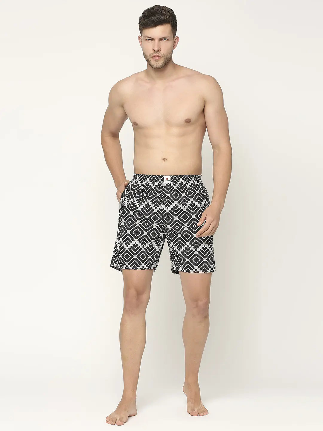 Underjeans By Spykar Men Premium Printed Cotton Boxer