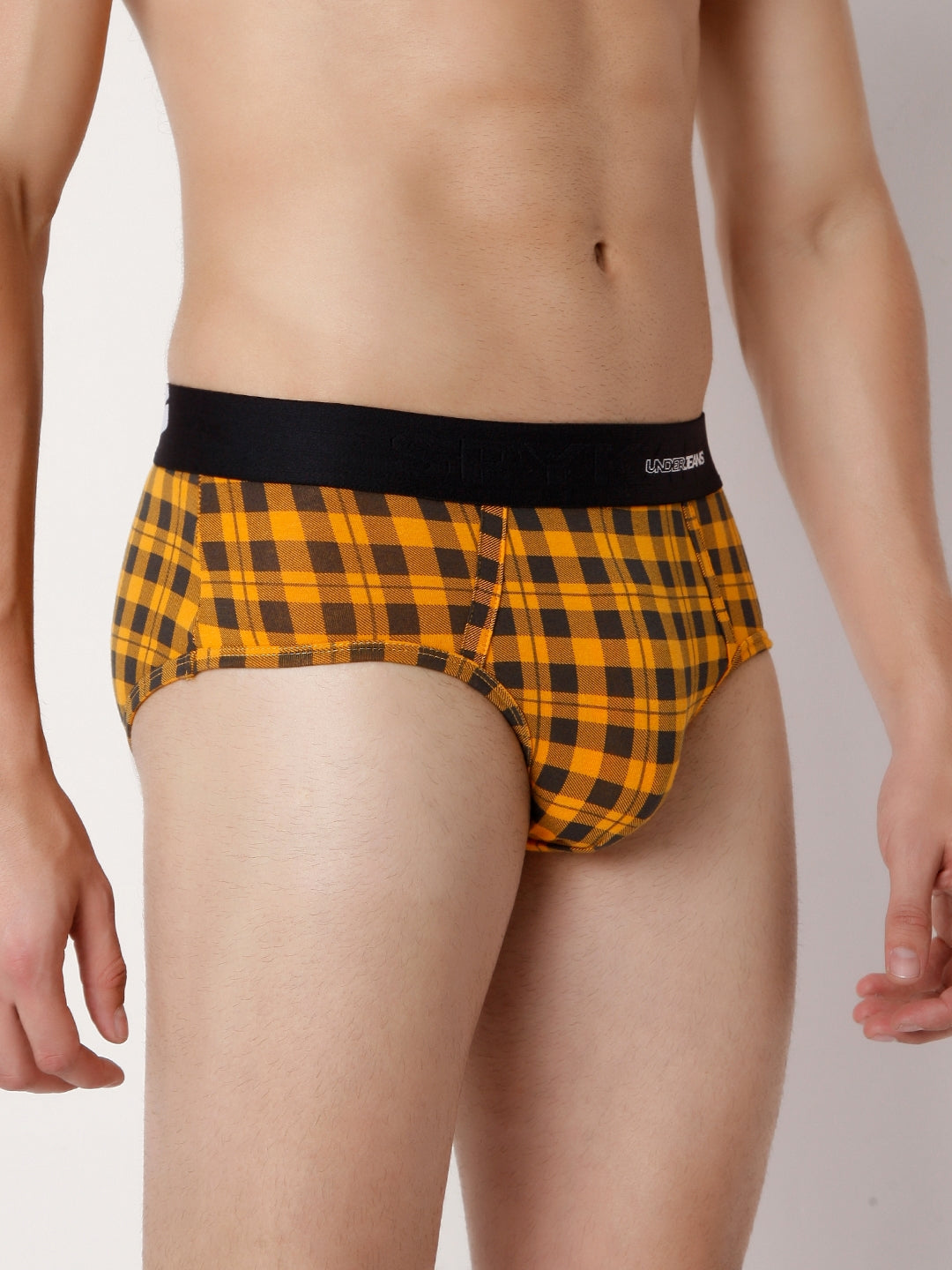Men Premium Cotton Blend Brief Pack of 1- UnderJeans by Spykar